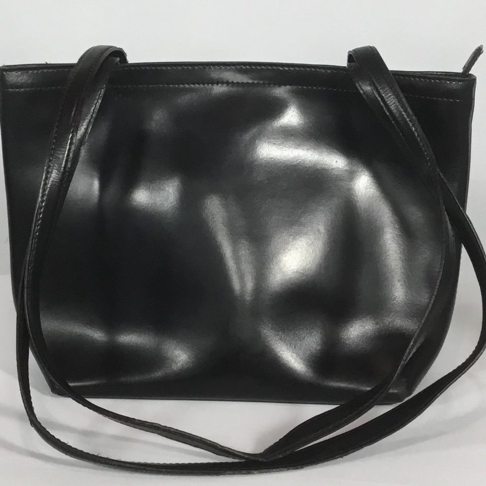 Town Leather Smaller Tote Bag